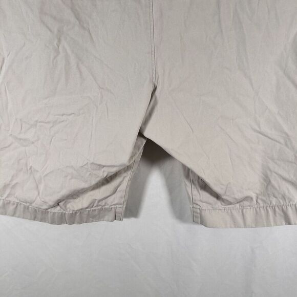 J. Crew Chino Shorts 38 Khaki Pockets Button Zip 10" Inseam 100% Cotton - Picture 10 of 11